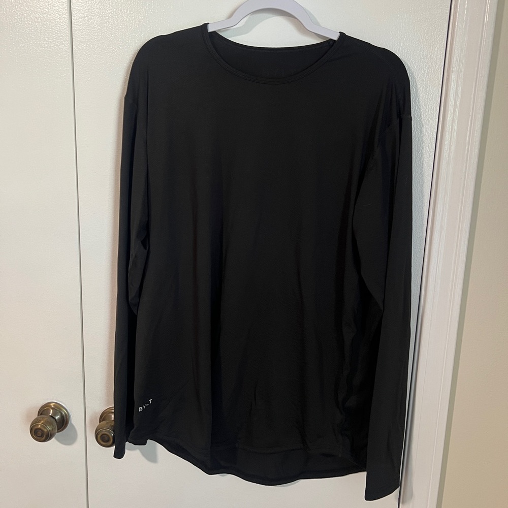 BYLT Basics Active Black Long Sleeve Tee